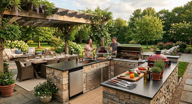 Outdoor Kitchen Renovation in Summerville, SC