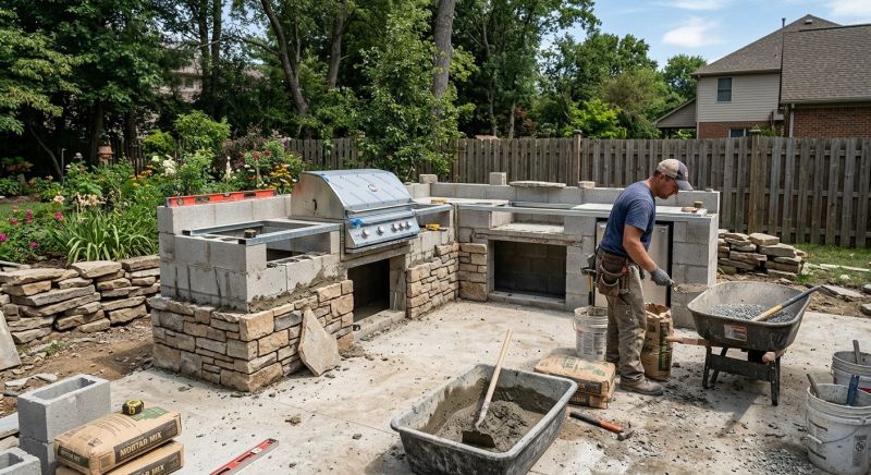 Outdoor Kitchen Construction in Charleston, SC